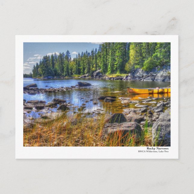 Cartão Postal PostCard com setas rochosas (Frente)