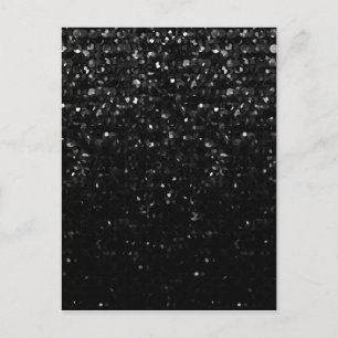 Cartão Postal Postcard Crystal Bling Strass