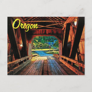 Cartão Postal Postcard da ponte Oregon
