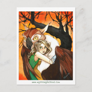 Cartão Postal PostCard Guardião do OwlReflectionsMystic