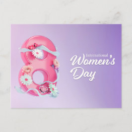 Cartão Postal postcard international women's day 8