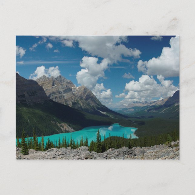 Cartão Postal Postcard Lake Peyto em Banff National Park, Canadá (Frente)