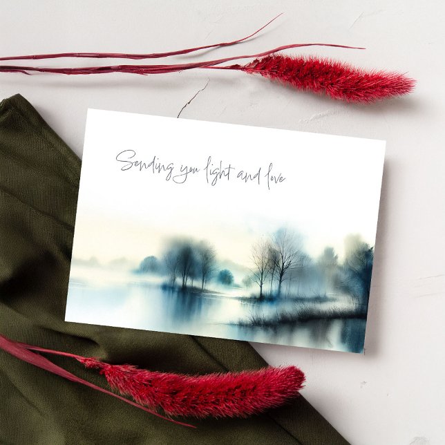 Cartão Postal Postcard "Light and love" (Criador carregado)