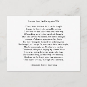 Cartão Postal Postcard-Love Art-Love Poem 13