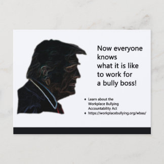 Cartão Postal Postcard-Narcissistic Boss Postcard