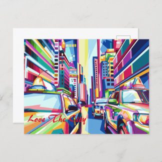 Cartão Postal Postcard Newyork PopArts