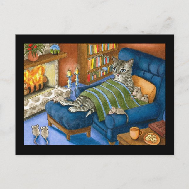 Cartão Postal PostCard para gatos 459 (Frente)