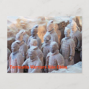 Cartão Postal POSTCARD - Terracotta Warriors Xián China