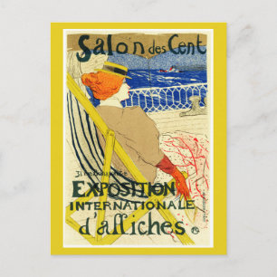 Cartão Postal Postcard: Toulouse Lautrec - Salon des Cent