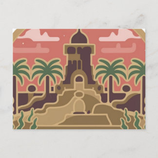 Cartão Postal postcard ,town of 'GHARDAIA' in Algeria