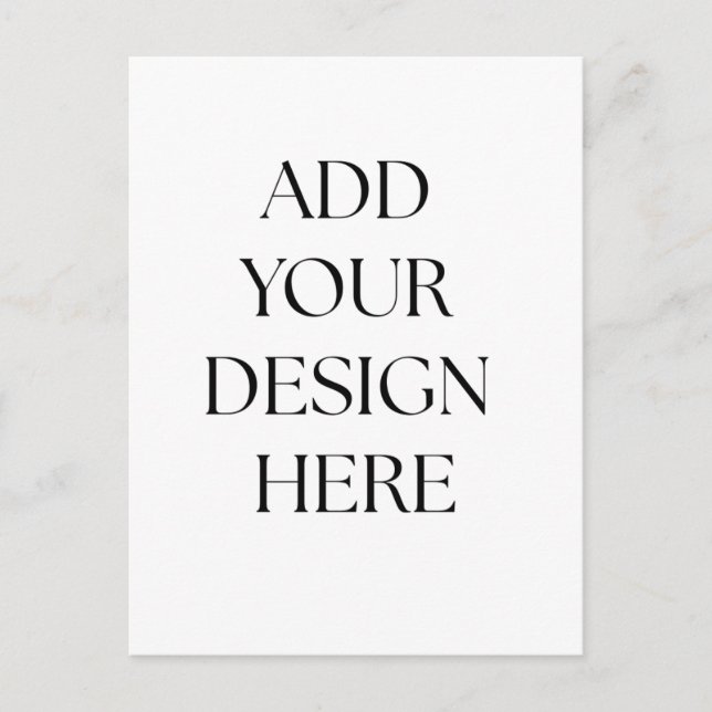 Cartão Postal Postcard w/ Backing (Frente)