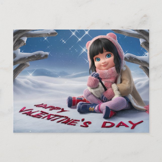 Cartão Postal Postcards happy valentine's day 04 (Frente)