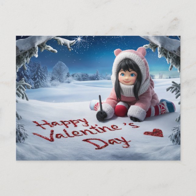 Cartão Postal Postcards happy valentine's day 07 (Frente)