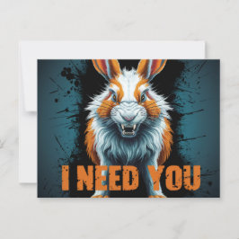 Cartão Postal Postcards I Need You 02