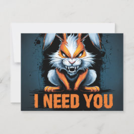 Cartão Postal Postcards I Need You 05