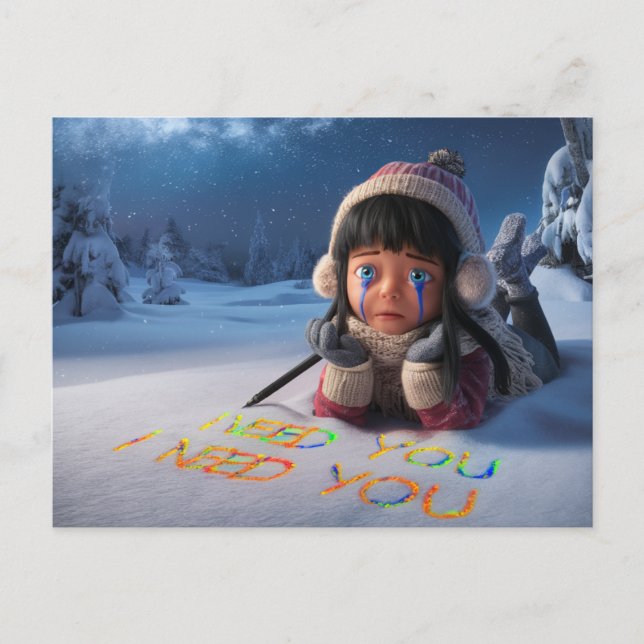 Cartão Postal Postcards I Need You 06 (Frente)