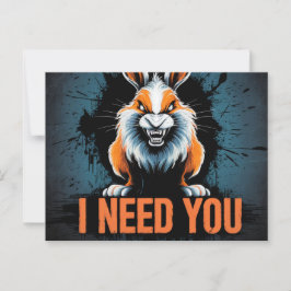 Cartão Postal Postcards I Need You 11
