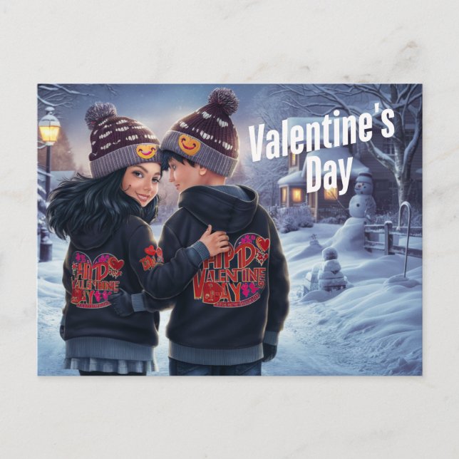 Cartão Postal Postcards Valentine's Day 2 09 (Frente)