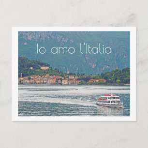 CARTÃO POSTAL POSTCARTÃO/ DISTRITO LAGO ITALIANO CENA/EU AMO IT