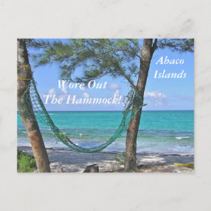 CARTÃO POSTAL POSTCARTÃO, "ILHAS HAMMOCK/ABACO/BAHAMAS"