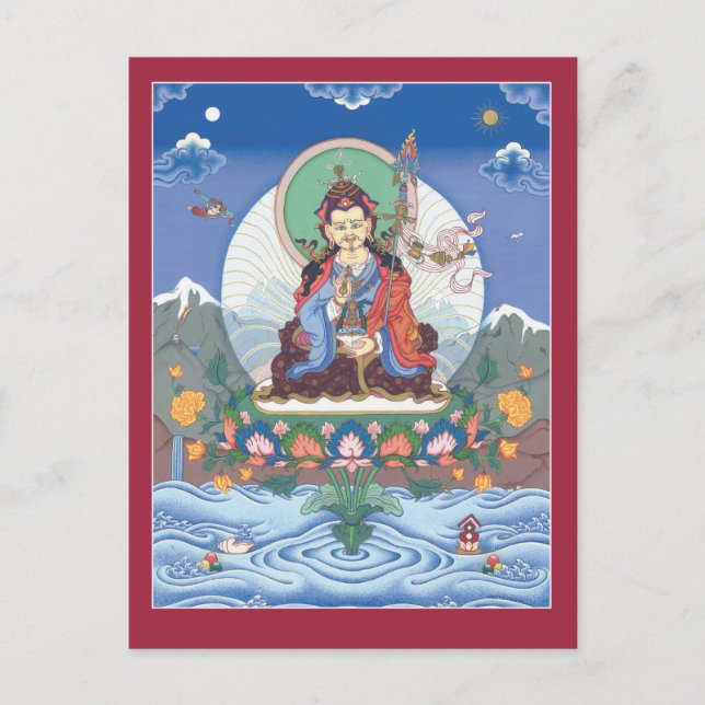 Cartão Postal POSTCARTÃO Padmasambhava / Guru Rinpoche (Frente)