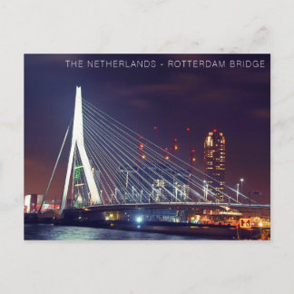 CARTÃO POSTAL POSTCARTÃO - PAÍSES BAIXOS ROTTERDAM BRIDGE