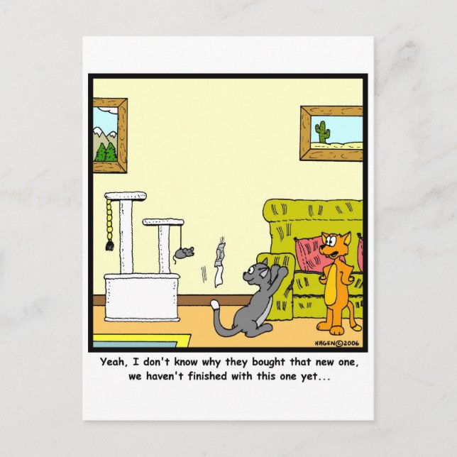 Cartão Postal Poste de manchas (Frente)