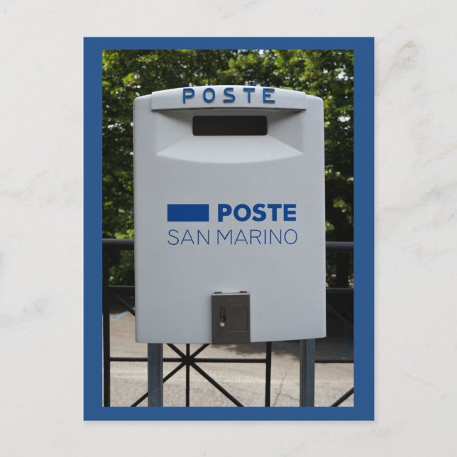 Cartão Postal Poste San Marino (Frente)