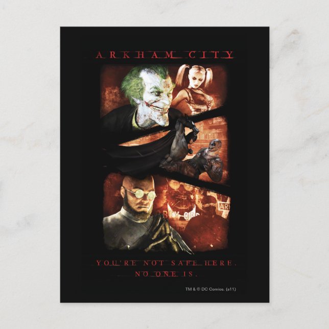 Cartão Postal POSTER AC - Você não está seguro aqui 2 (Frente)