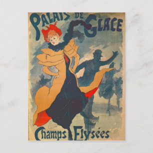 Cartão Postal Poster anunciando o Palais de Glace