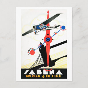 Cartão Postal Poster da Bélgica restaurada