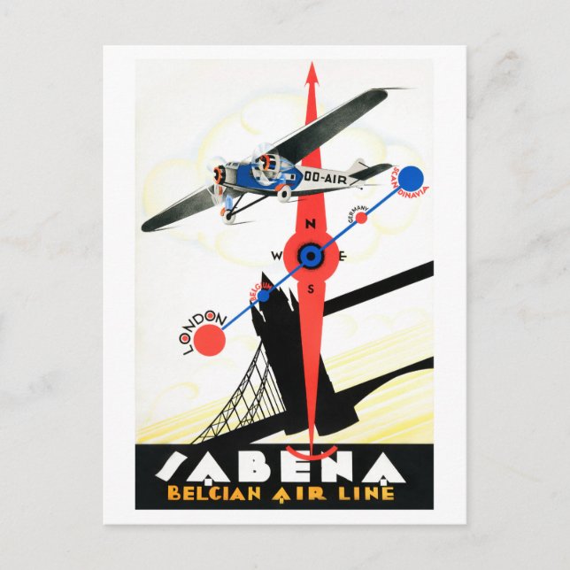Cartão Postal Poster da Bélgica restaurada (Frente)