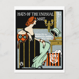 Cartão Postal Poster de 1920 formas