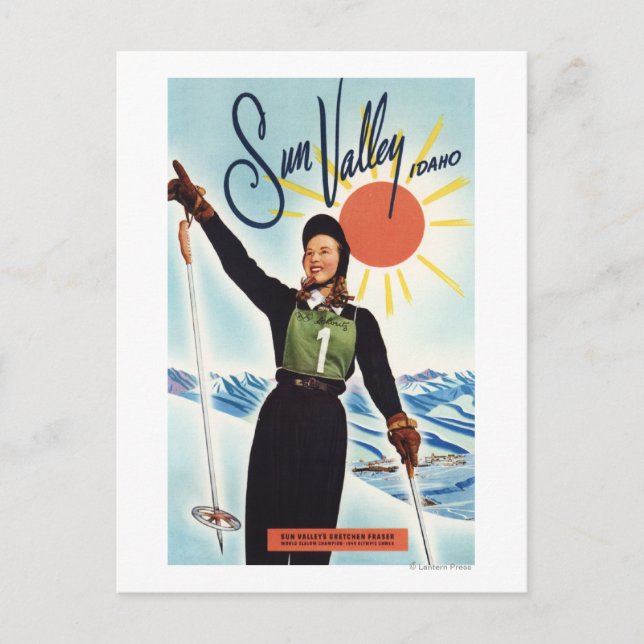 Cartão Postal Poster de anúncio por laser Gretchen (Frente)