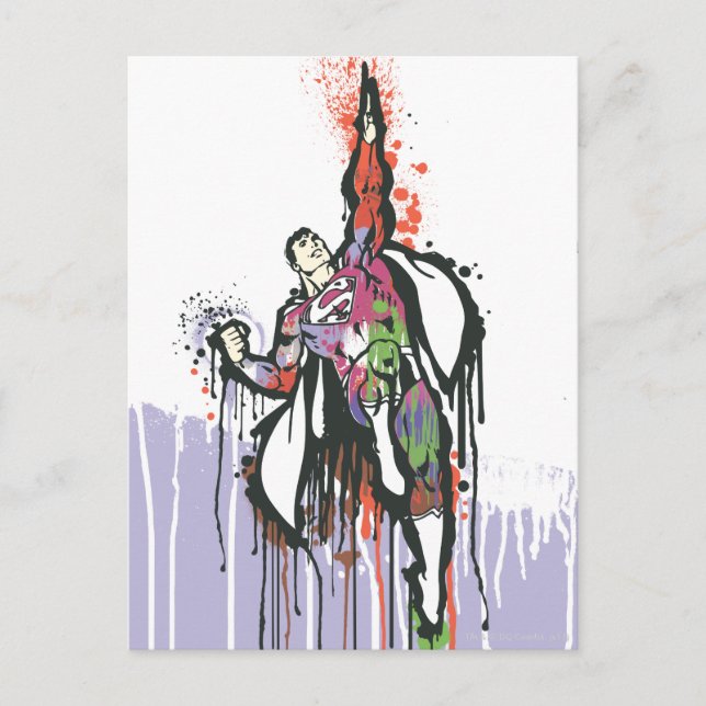 Cartão Postal Poster de Innocência Twisted Superman (Frente)