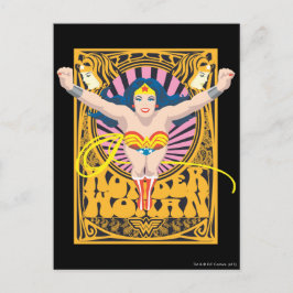 Cartão Postal Poster de Mulher Maravilha