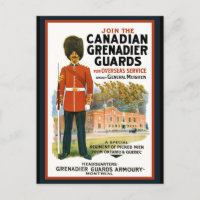 Poster de Recrutamento de Guardas de Granadeiro Ca