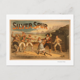 Cartão Postal Poster de Teatral Silver SpurPirates