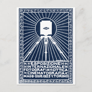 Cartão Postal poster de Turin Photo Expo 1923