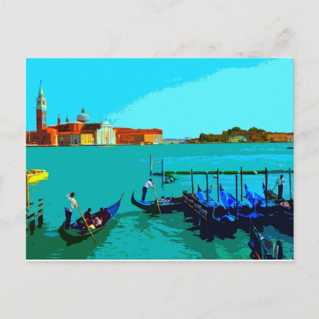 Cartão Postal Poster de Venice Landscape (Frente)