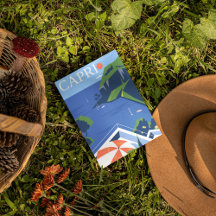 Poster de viagens Capri Moderno