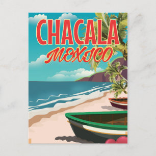 Cartão Postal Poster de viagens Chacala México