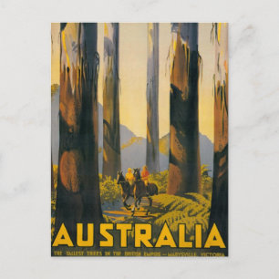 Cartão Postal Poster de viagens de Destino da Austrália