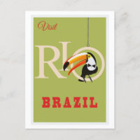 Poster de viagens do Brasil