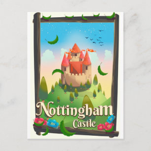 Cartão Postal Poster de viagens do castelo de Nottingham
