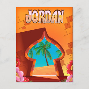 Cartão Postal Poster de viagens do Palácio do Jordão