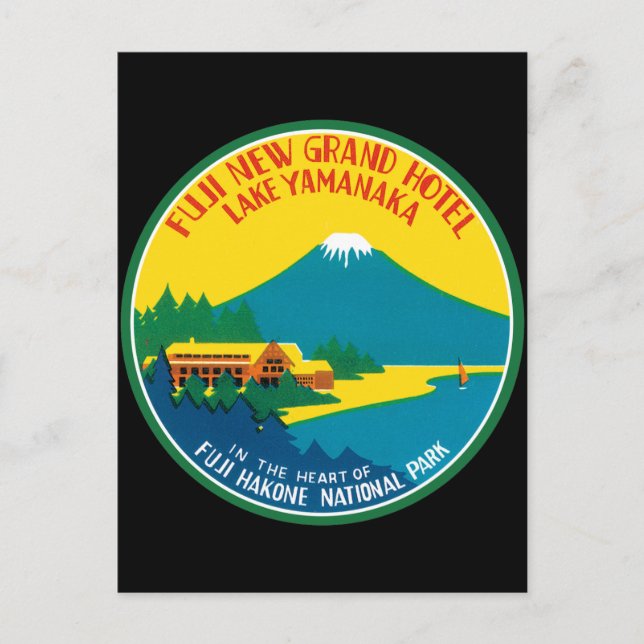 Cartão Postal Poster de viagens Fiji (Frente)