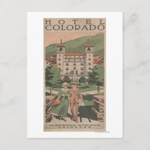 Cartão Postal Poster de viagens Hotel Colorado