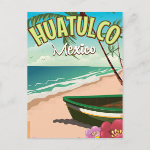 Cartão Postal Poster de viagens Huatulco Mexicano