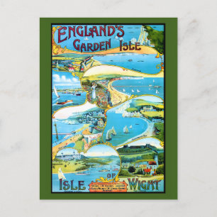 Cartão Postal Poster de viagens Isle of Wight